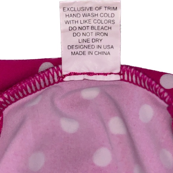 RuffleButts Baby Toddler Girls Rash Guard Short Sleeve 2-pc Swimsuit, 6-12 mos - Picture 5 of 5